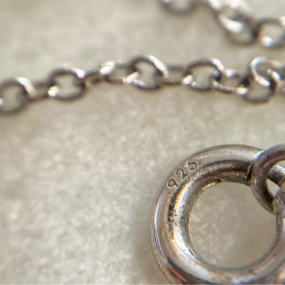 925 Sterling Silver Necklace Vintage - Picture 4 of 5